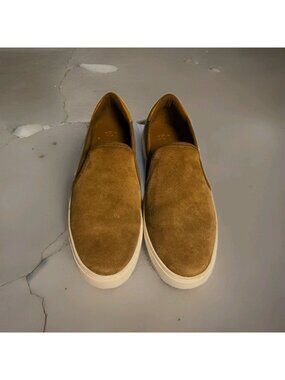 Ugg Chestnut Brown Suede Low Top Casual Slip On Shoes. Womens Sz. 10